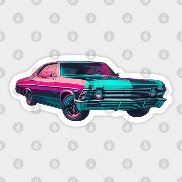 1967 Chevy Impala Sticker by THREE 5 EIGHT